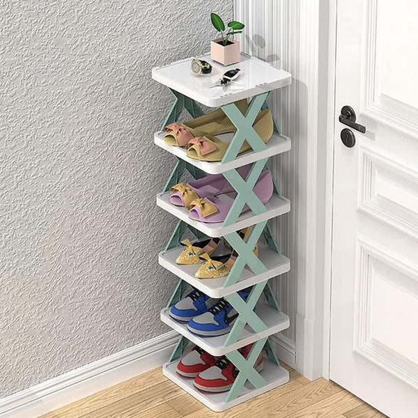 Smart Foldable 5 Tier Shoes Shelf / Rack